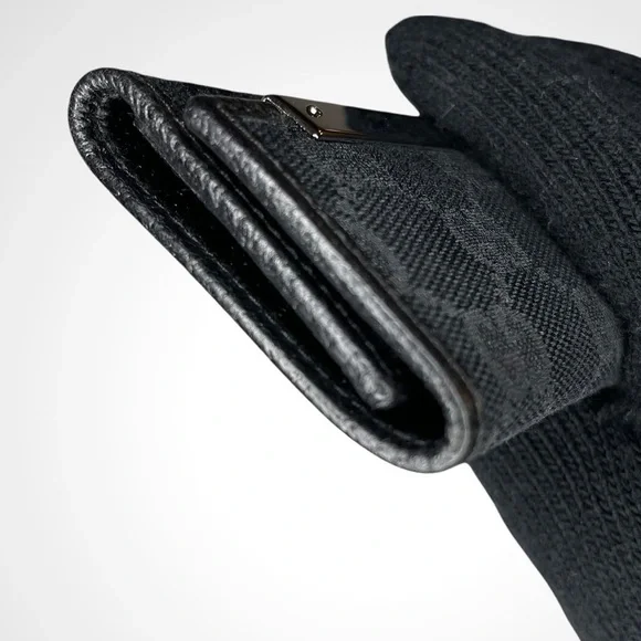 Gucci Black GG Canvas Leather 6 Key Case - Picture 7 of 7